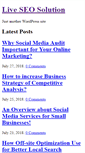 Mobile Screenshot of liveseosolution.com