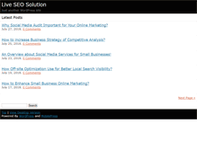 Tablet Screenshot of liveseosolution.com